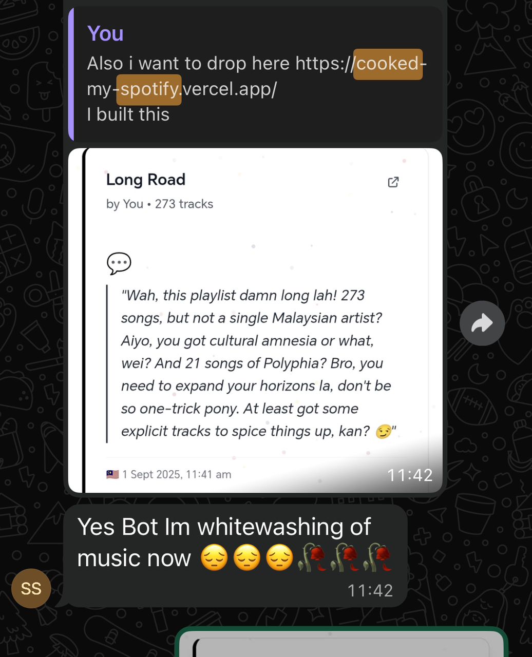 friend shared they tried